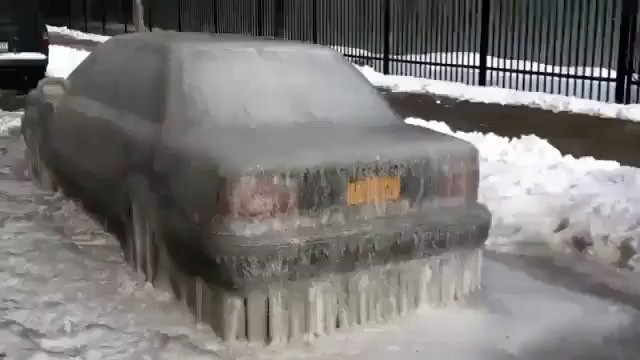 Мойка автомобилей в зимний период