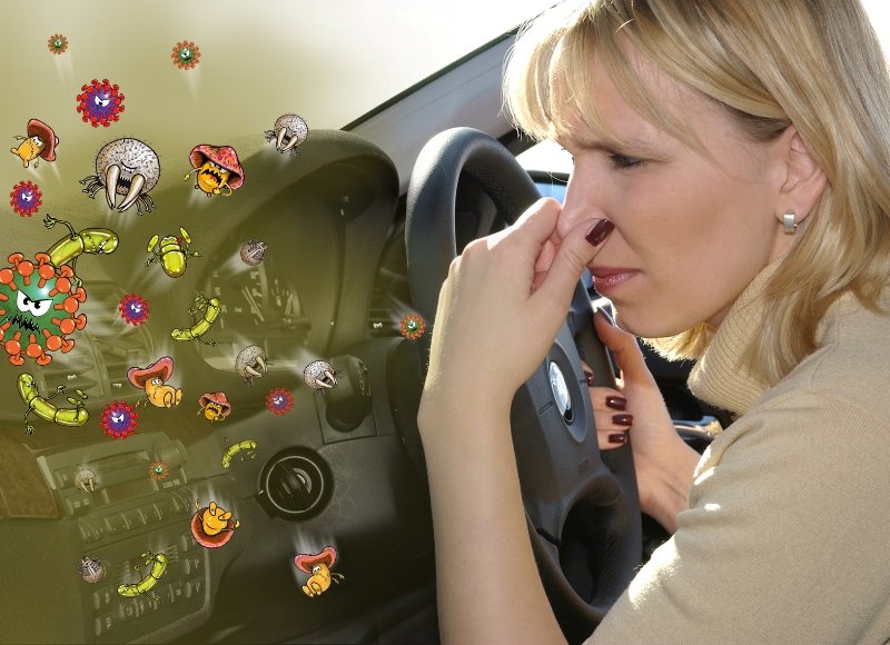 Если в автомобиле появился неприятный запах обратитесь к специалистам в Техцентр Shell